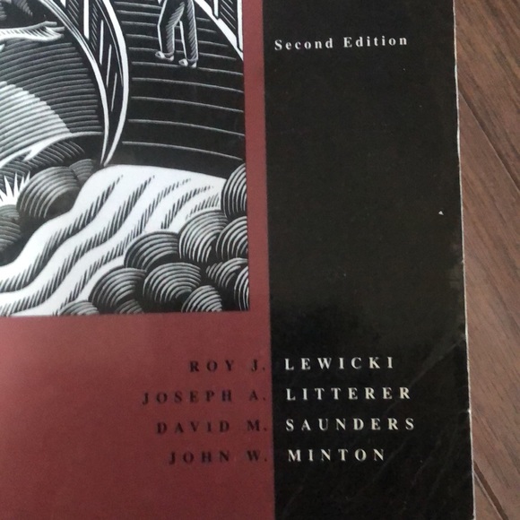Negotiation book  [Second Edition] Litterer, Minton, Saunders, David M. Lewicki, - Picture 4 of 16